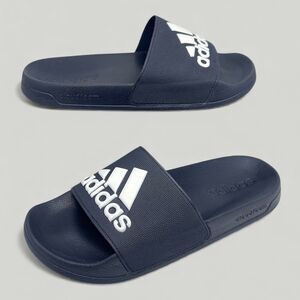 adidas Adilette Shower SLIDES Youth Kids Boys 5 Navy (Legend Ink) Casual Sandal